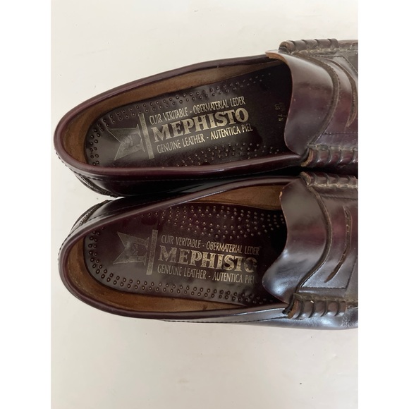 Mephisto Brown Leather Loafers Men’s Size 7 main image 6